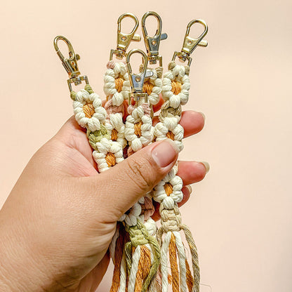 Macrame Tassel Keychain Acalora
