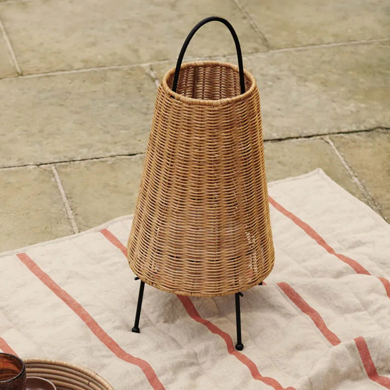 Portable Rattan Lantern Acalora