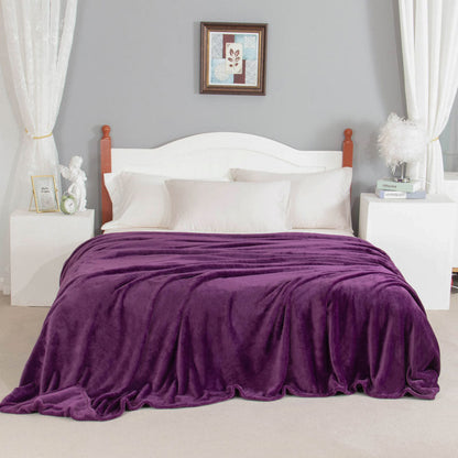 Plush Fleece Throw Blanket