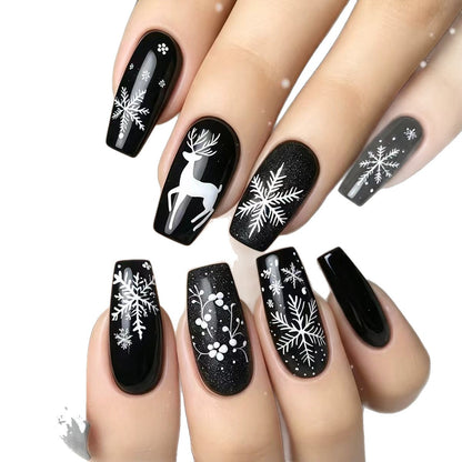 Winter-Themed 3D Nail Art Acalora