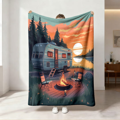 Unisex Cozy Fleece Blanket