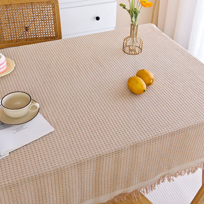 Elegant Woven Tablecloth