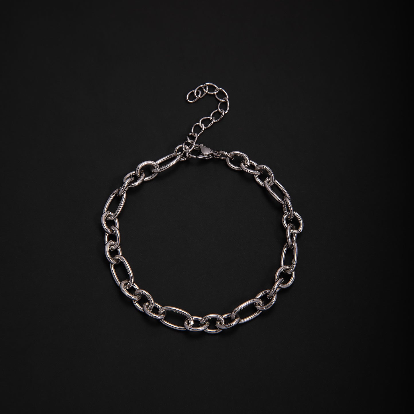 Textured Chain Link Bracelet Acalora