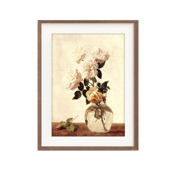 Vintage Flower Couple Wall Display