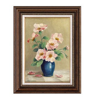 Framed Flower Still Life Artwork