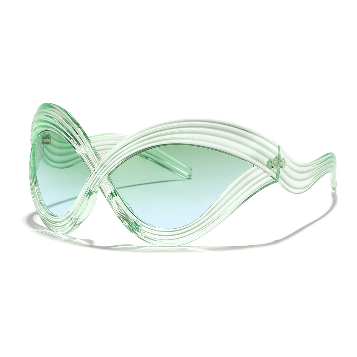 Women's fashionable sunglasses with innovative wave frame Karnz