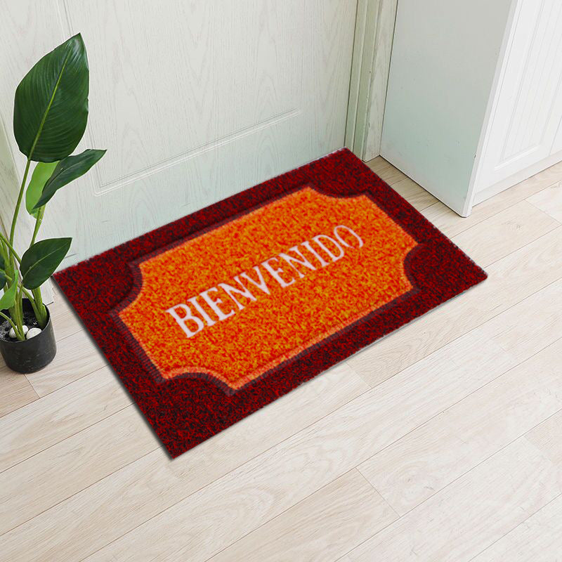 Decorative Heart-Themed Door Mat