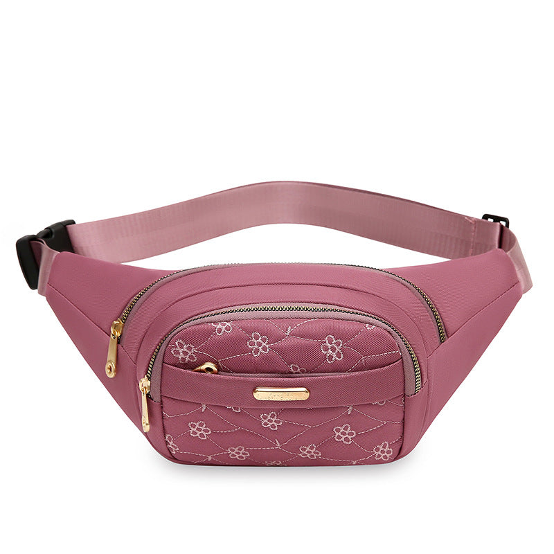Elegant Floral Designed Belt Bag Acalora