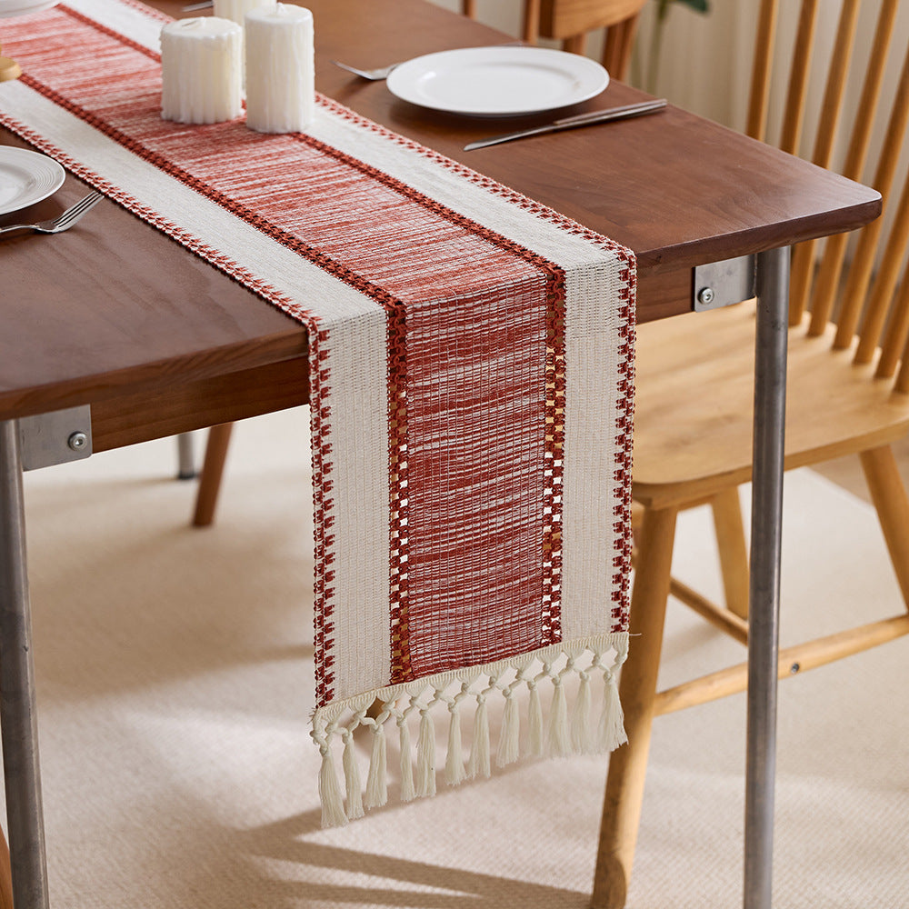 Elegant Handwoven Table Runner