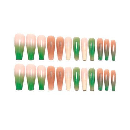 Artificial nails in modern ombre design Acalora