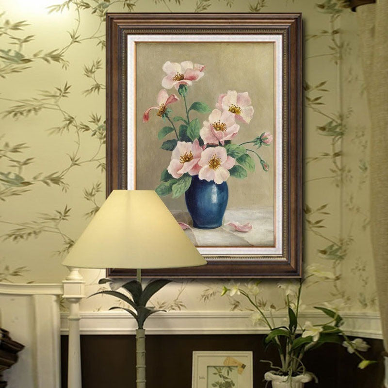 Framed Flower Still Life Artwork