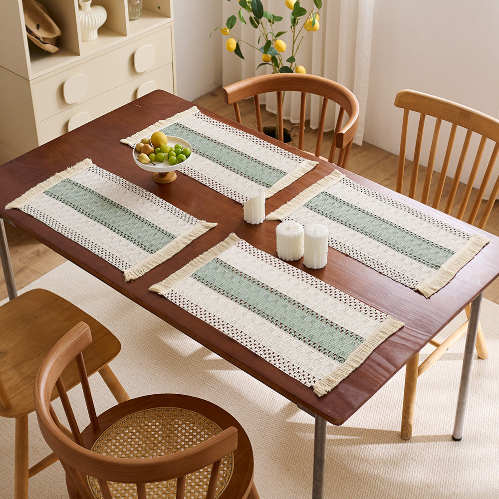 Decorative Fringed Table Runner