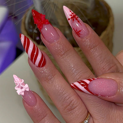 Festive Themed Press-On Nail Collection Acalora