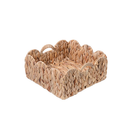 Decorative Storage Basket Made of Woven Natural Material Acalora
