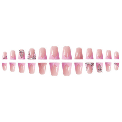 Decorative 3D Floral Acrylic Press-On Nails Acalora