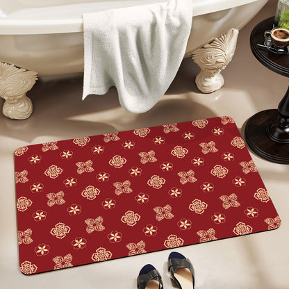 Playful Horse-Themed Memory Foam Bath Mat Acalora