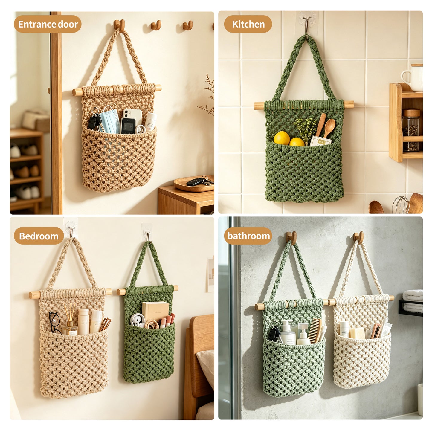 Decorative Crochet Storage Bag