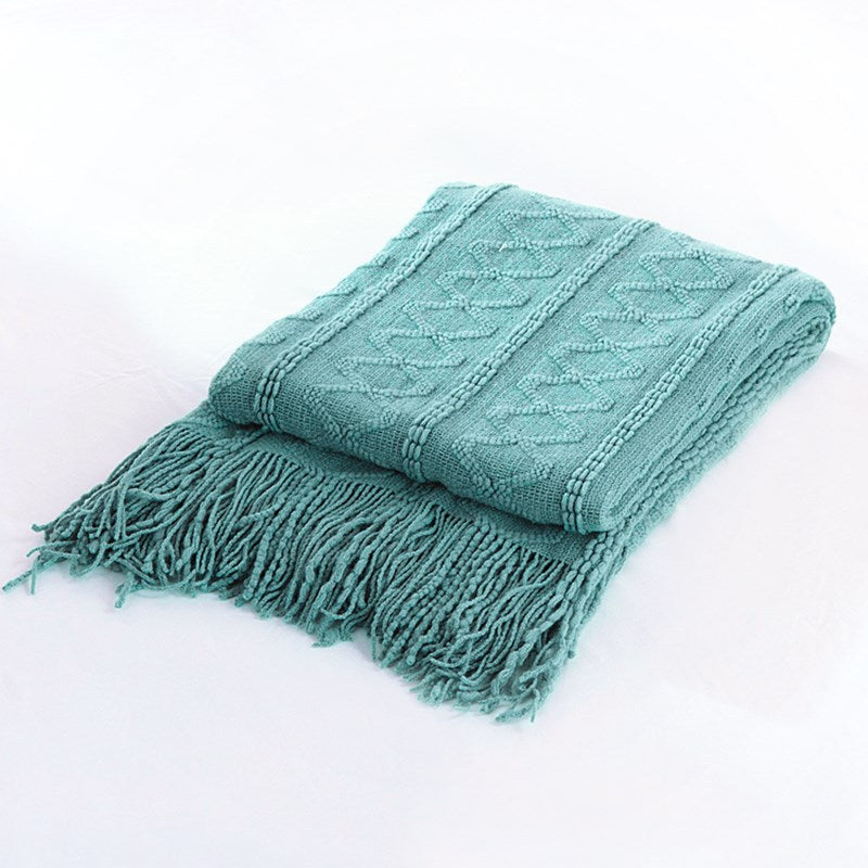 Cozy Knitted Blanket