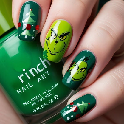 Christmas Nail Tips Acalora