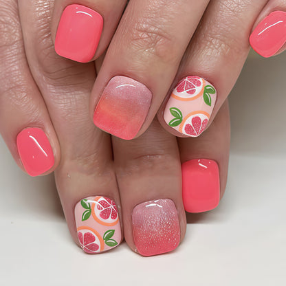 Seasonal Themed Press-On Nail Art Set Acalora