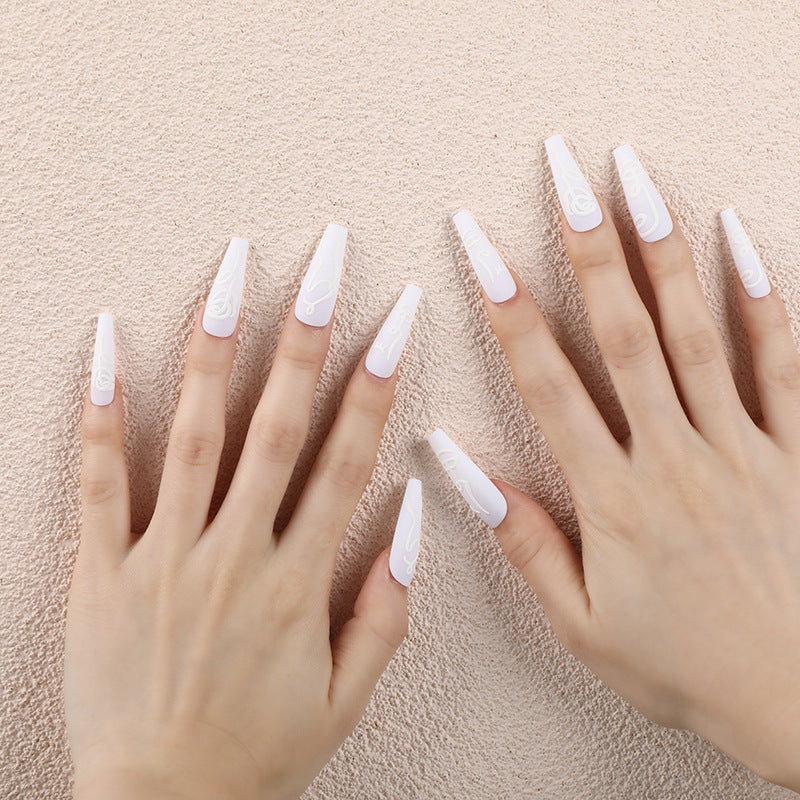 Glossy Design Artificial Nails Acalora