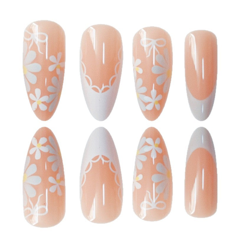 Artistic Floral Press-On Nail Design Acalora 1788434567