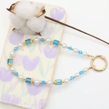 Elegant Beaded Phone Chain Acalora