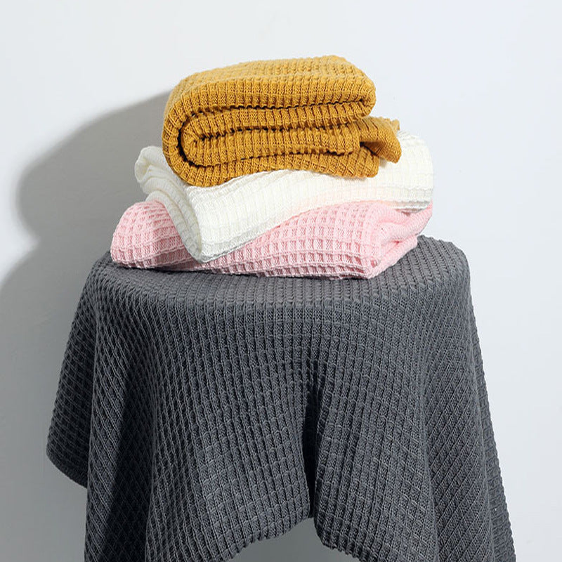 Women's Cozy Waffle Blanket Skanto