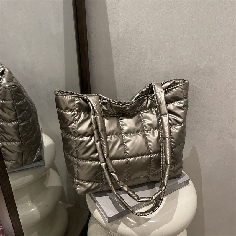 Padded Quilted Tote Bag Acalora