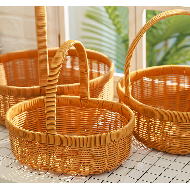 Artisan Woven Utility Basket Acalora