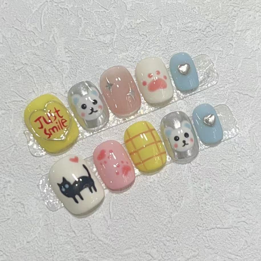 Cute Animal Design Nail Art Set Acalora