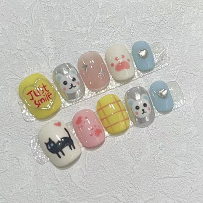 Cute Animal Design Nail Art Set Acalora