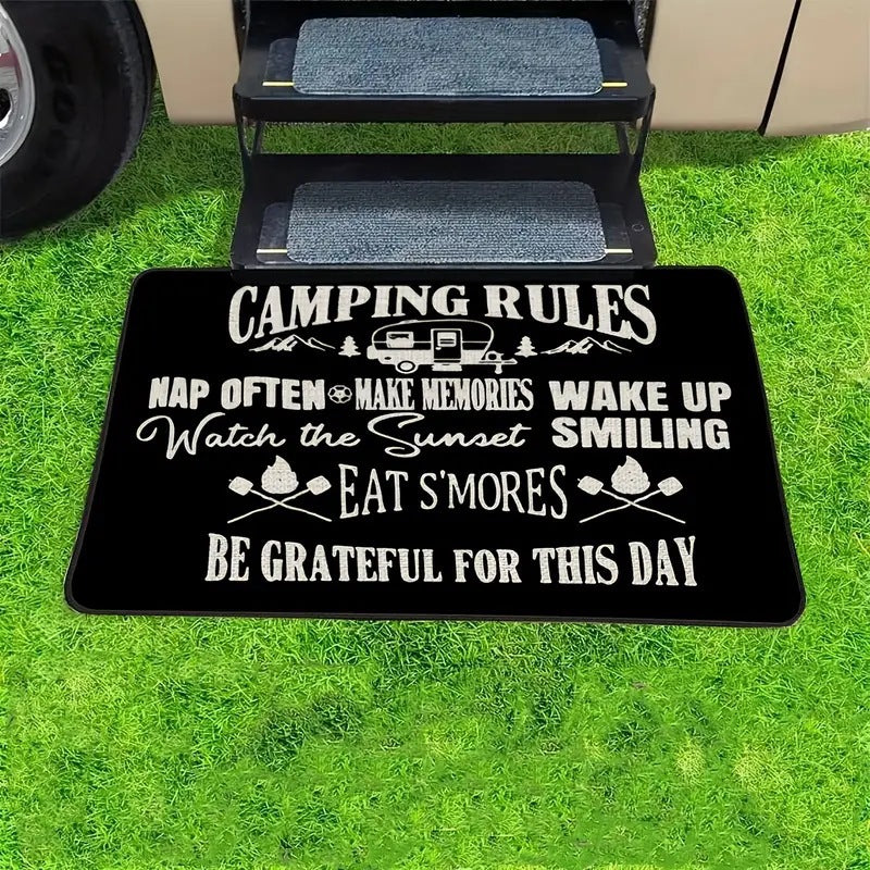 Welcome Warning Doormat