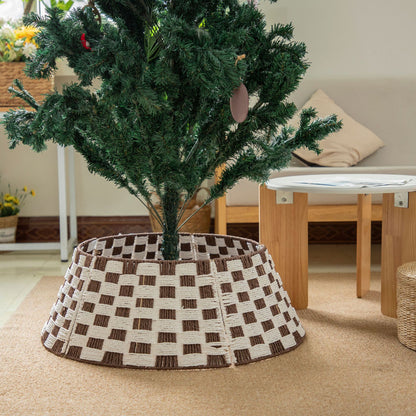 Decorative Christmas tree stand made of wicker Acalora