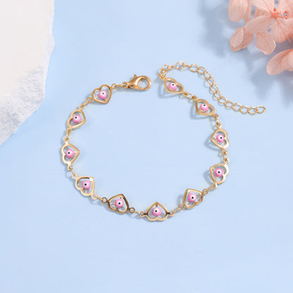 Heart-Shaped Beaded Bracelet Acalora