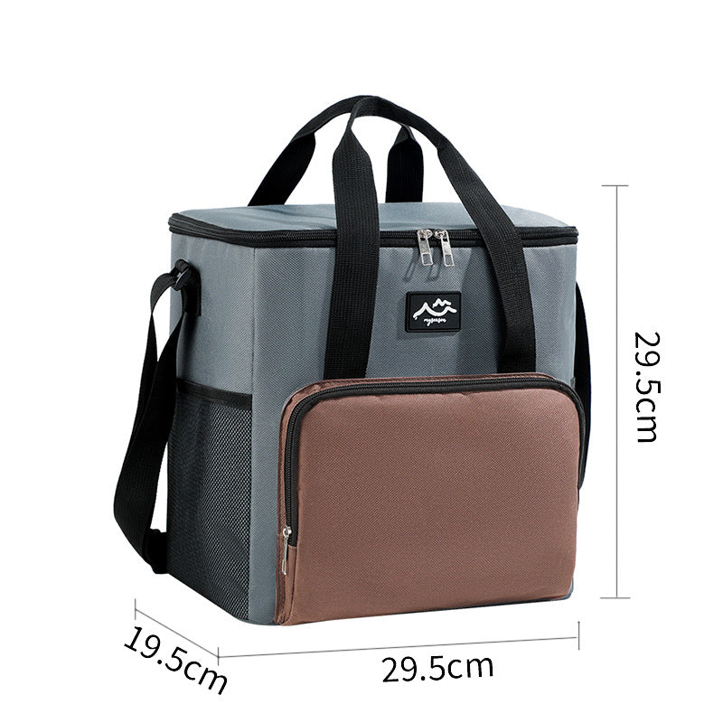 Women's insulated cooler bag with practical stowable carrying strap Bowlift