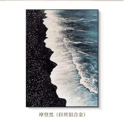 Ocean-Inspired Abstract Canvas Wall Art