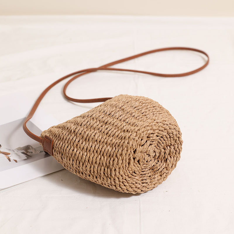 Women's Braided Raffia Shoulder Bag Karnz