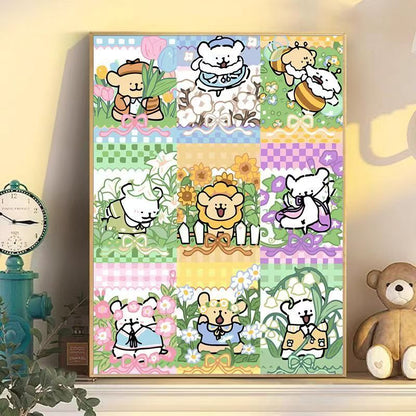 Playful Cartoon Dog Wall Art