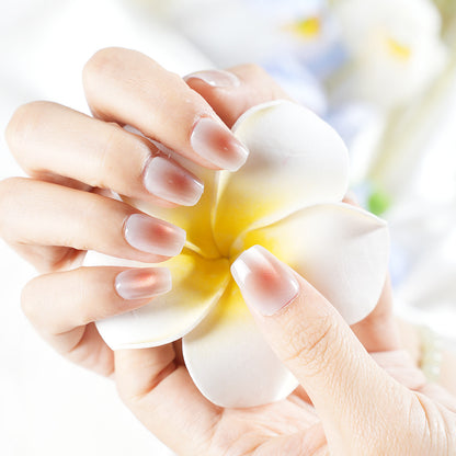 Glossy Press-On Nail Art Set Acalora
