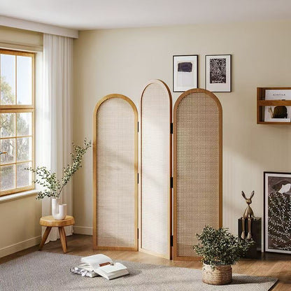Elegant Rattan Room Divider Acalora