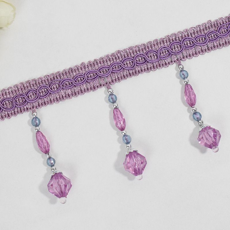 Decorative trim with crystal effect Acalora