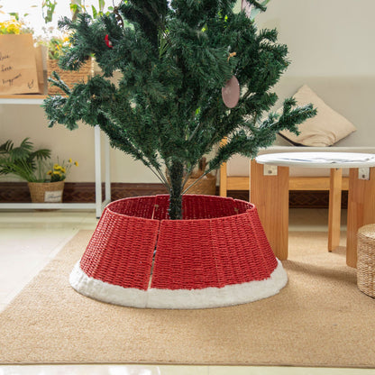 Decorative Christmas tree stand made of wicker Acalora