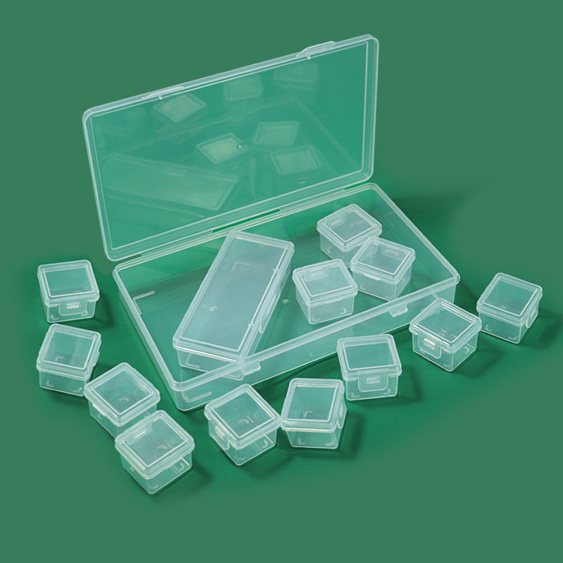 Transparent Multi-Compartment Craft Storage Organizer Acalora