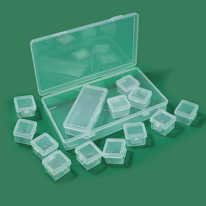 Transparent Multi-Compartment Craft Storage Organizer Acalora