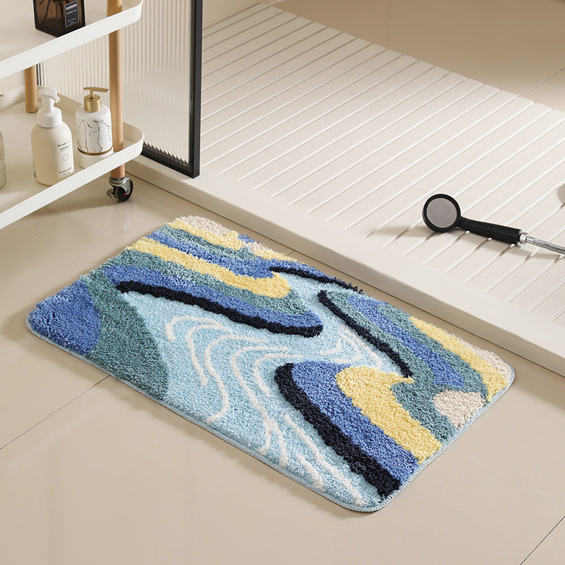 Decorative Fruit-Themed Bath Rug