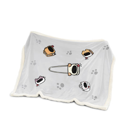 Unisex Decorative Fleece Blanket