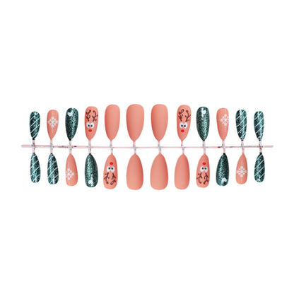 Festive Holiday-Themed Press-On Nails Acalora