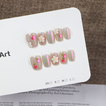 Artfully Embellished Press-On Nail Set Acalora