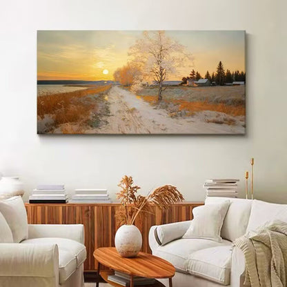 Framed Oil Painting Wall Art